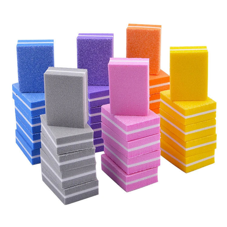 Supplies Disposable Nail Buffers Mini Nail Buffer Block Square Double Sided Sponge Nail Buffer MegaBDM