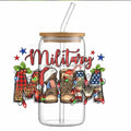 Custom Waterproof Uv Dtf Transfers for Cups Wraps Packaging Uv Dtf Cup Wrap Transfer Uv Dtf Prints for 16oz clear Cups