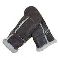 Sample Support Unisex Doubleface Sheepskin Leather Mittens for Winter Big Discount on Distressed Color Gloves for Women