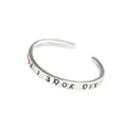 New Arrival Silver Greek Letter Retro Rings for Women Jewelry Fashion Open Adjustable Finger Ring