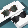 High-Quality Polarized Sunglasses Men Fashion Vintage Retro Round Sun Glasses for Women Men