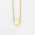 New Fashion 316L Stainless Steel Necklace Girls 14K Gold Love Heart Charm Choker Necklace for Women Trending Necklace Jewelry