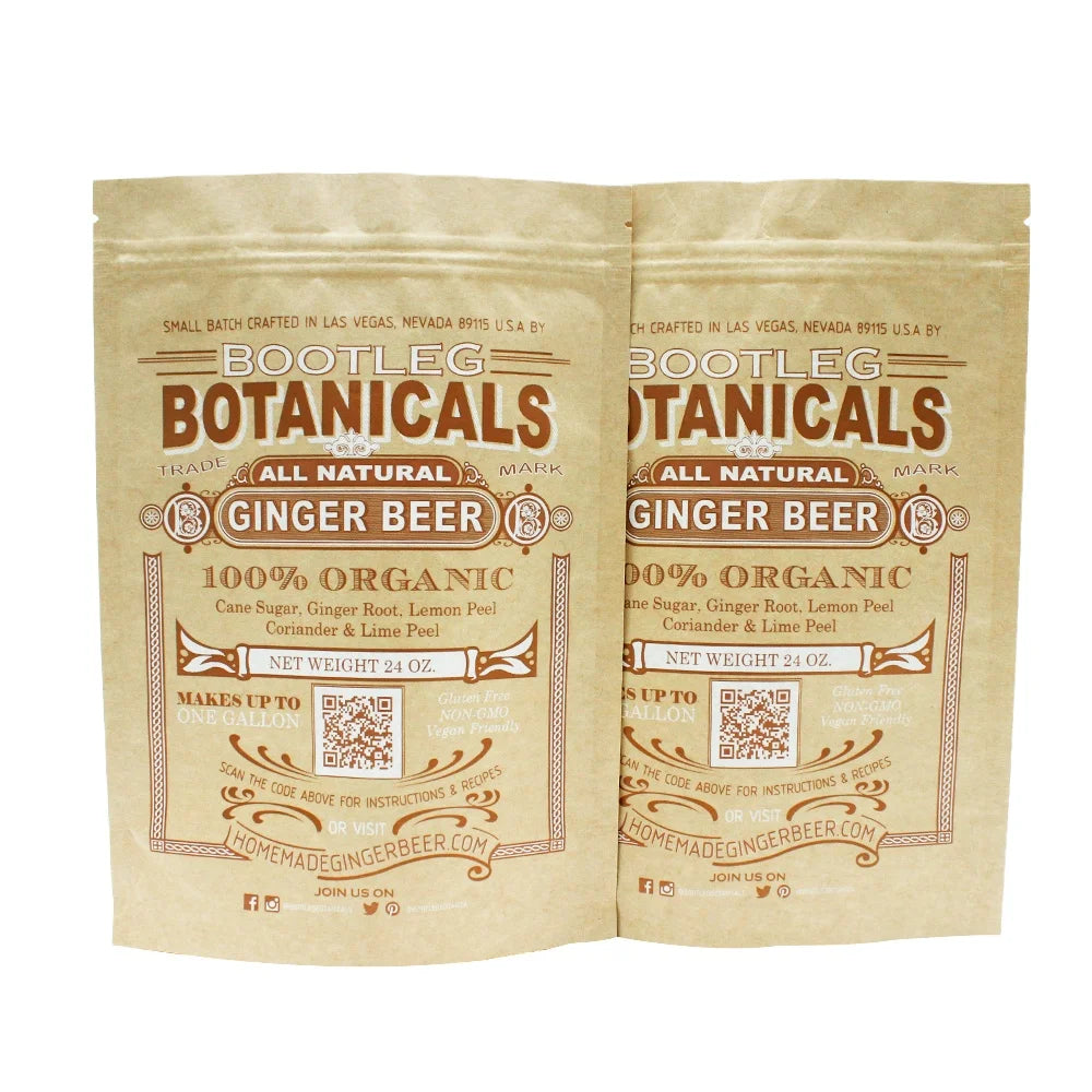 Kraft Paper Compostable Heat Seal Biodegradable Zip Lock Logo Custom Sealed Packaging Bags