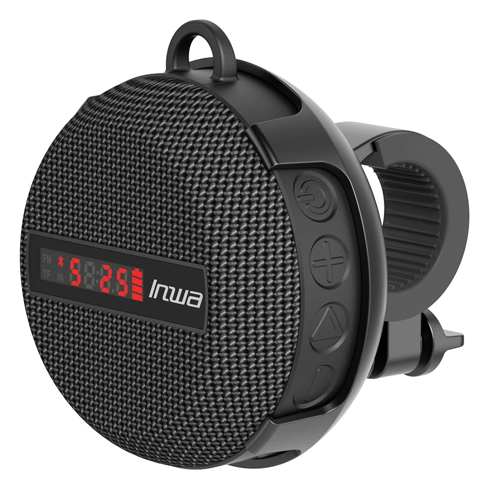 Smart LED Digital Display Wireless Cycling Bicycle Speaker Outdoor Portable Waterproof Bluetooth-Compatible Accessory