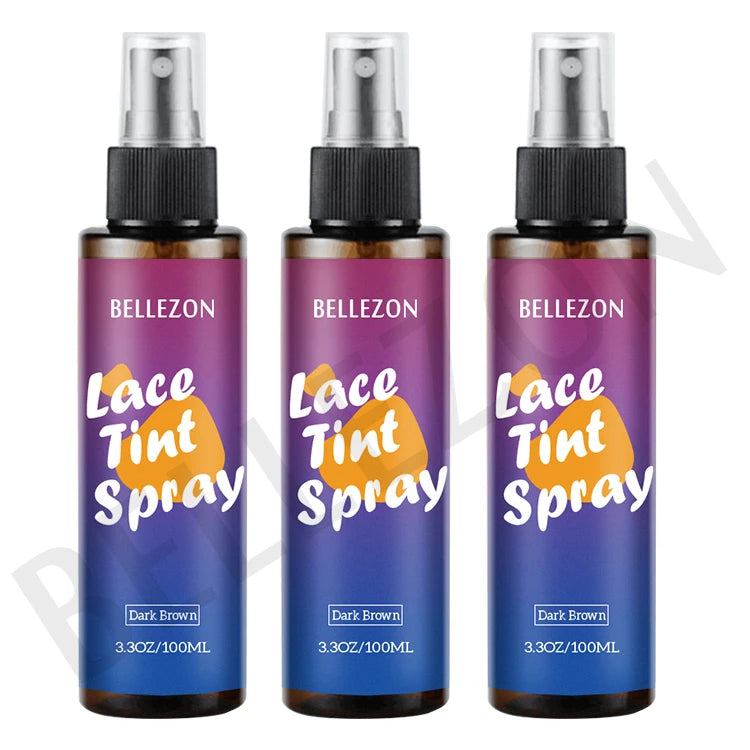 Wholesale Fast Drying Hair Spray Tint Colors Scalp Private Label Vegan Lace Tint Spray for Wigs
