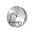 Aohoy 304 SS304 Sanitary Stainless Inox SMS Din 13RBN Blank Blind Nut Union with Chain Polished Surface Treatment