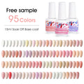 Missgel Factory Wholesale 95 Colors UV Color Base Gel Custom Private Label Nail Supplies Nail Rubber Base Coat