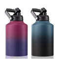 128oz Gallon Modern Cycling Stainless Steel Wholesale Insulated Fitness Large Capacity Blanks Frosted Vacuum Glass Water Bottle