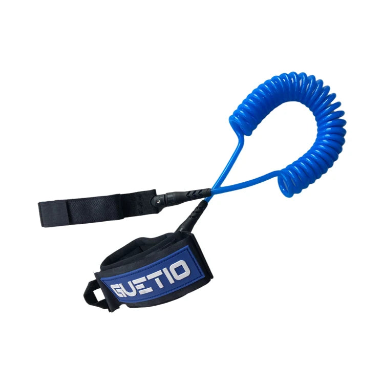 Unisex Portable 10ft Paddle Board Leash Colorful Coiled SUP Leash for Offshore Waters