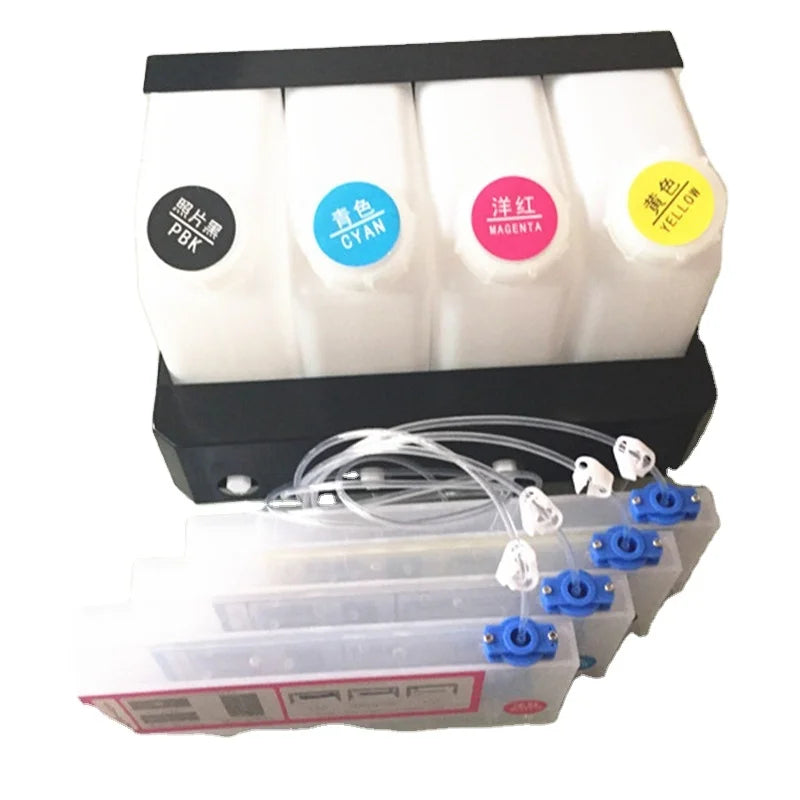 4 Colors Printer Bulk Ink System for Mutoh Roland Mimaki Suitable for UV Solvent Ink