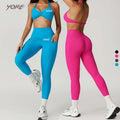 Hot Selling Women's V-Neck Gym Fitness Active Wear Set Yoga Workout Shorts with Plus Size Feature Sportswear for Women