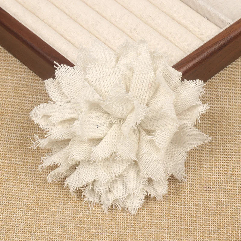 12cm Huge Fabric Flower for Brooch or Hat Decoration Mother's Day