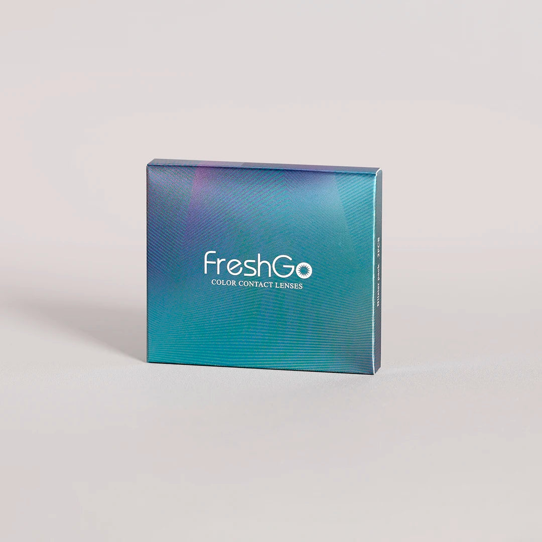 Free Sample  OEM ODM Custom 3 Tone Contact Lenses Box Hidrocor Color Contact Lens Packaging Box Colored Contacts Freshgo Dahab
