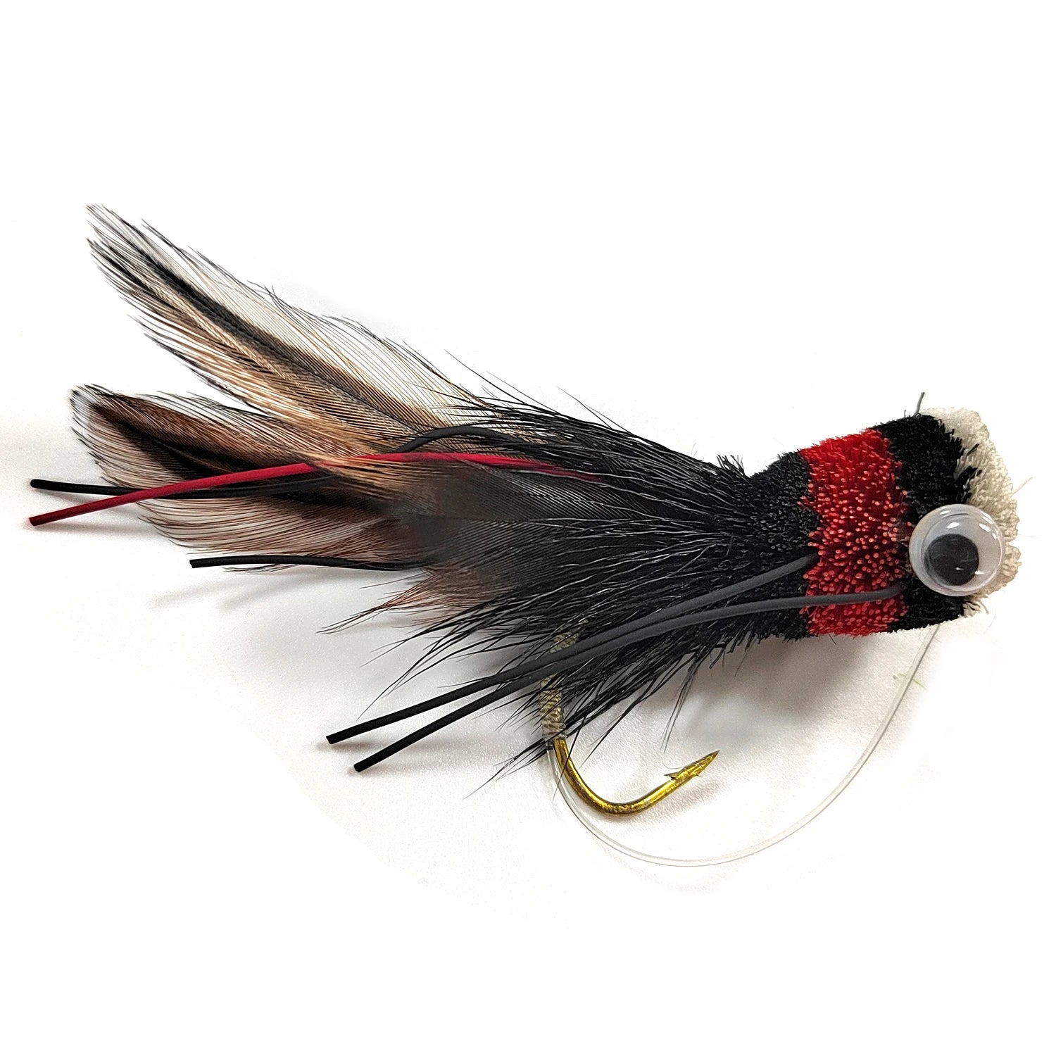 Handmade Commercial Dry Flies for Bass Bug Fly Fishing Deer Hair #02 Hook for River and Stream Targeting Bream Species