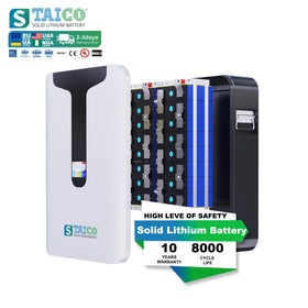 Powerwall 51.2V 5kwh 10kwh 15kw Wall-mounted Energy Storage Battery 48v 100ah 200ah 300ah Solar System Solid-state Battery