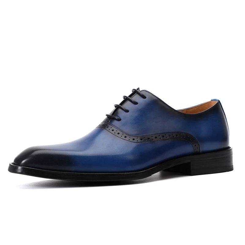 Hot Wholesale Goodyear and Blake Formal Shoes Men Top Grade Luxurious Mens Designer Shoes Italy Imported Leather Dress Shoes Men