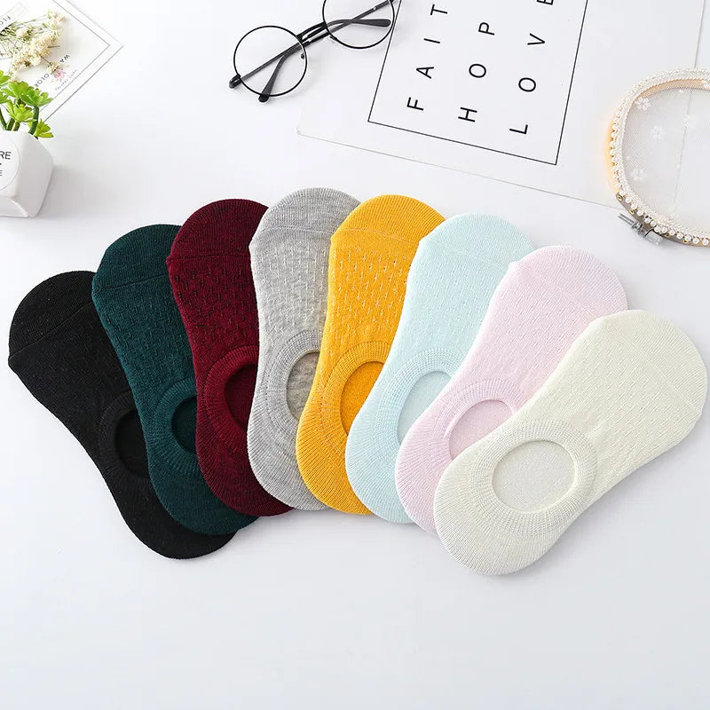Hot Sale Man Cotton Nylon Short Low Cut Socks No Show Ankle Socks Liner Non Slip Hidden Invisible Socks for Men Women Summer