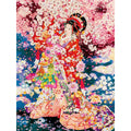 Women 5D DIY Diamond Painting Art Flower Girls Full Square Round Diamond Embroidery Mosaic Portrait Crafts of Rhinestones Gifts