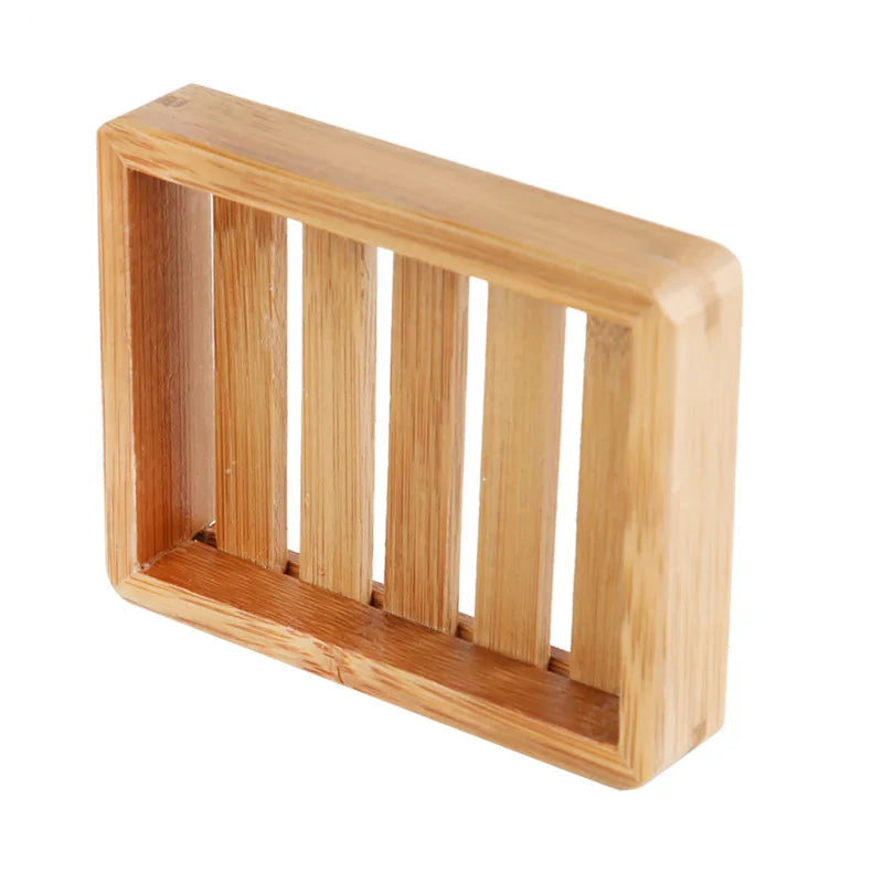 Wholesale Eco Friendly Bamboo Soap Dish Holder Tray for Kitchen
