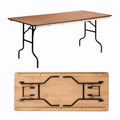 Hot Sales Cheap Stable Wooden Folding Rectangle Table Wooden Folding Table