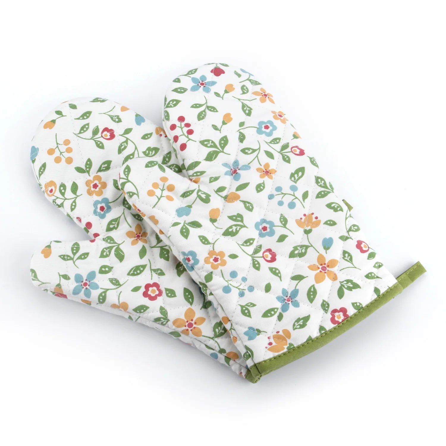 Online Best Selling Kitchen Glove Oven Mitt 100% Cotton extra Thick Printed Gloves Wholesale Price