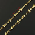 Bulk Wholesale Stainless Steel Chain Jewelry with Plastic Spool Plated 10x4.5x2mm 10m/Spool 1252356