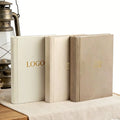 Wholesale Custom Logo Large Capacity Photo Album Linen Fabric Cover Perfect Digital Printing DIY Scrapbook for Corporate Gift