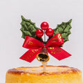 Wholesale SEDEX Approval Factory Christmas Cake Topper Christmas Craft Decorative Picks