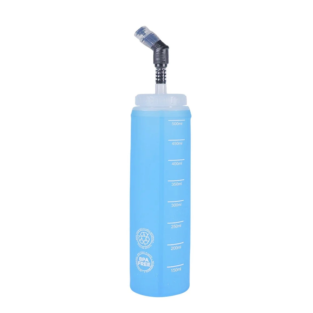 Custom Logo Portable Soft Water Bottle TPU Outdoor Sports 350ml Running Water Bottle for Easy Hydration While Running