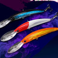 18cm 25g Yo Zuri Crystal 3D Minnow Deep Diver Long Distance Mino Slow Sinking Freshwater Seawater Fishing Lure Hard Bait MegaBDM