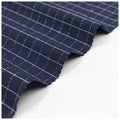 Factory Price 9oz Knitted Silver Yarn Dyed Heavyweight Plaid Denim Fabric for Children's Clothing Bags and Shoes
