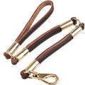 2024 New Luxury Genuine Leather Dog Collar Adjustable Soft and Durable Pet Collar with Premium Metal Buckle for Dogs
