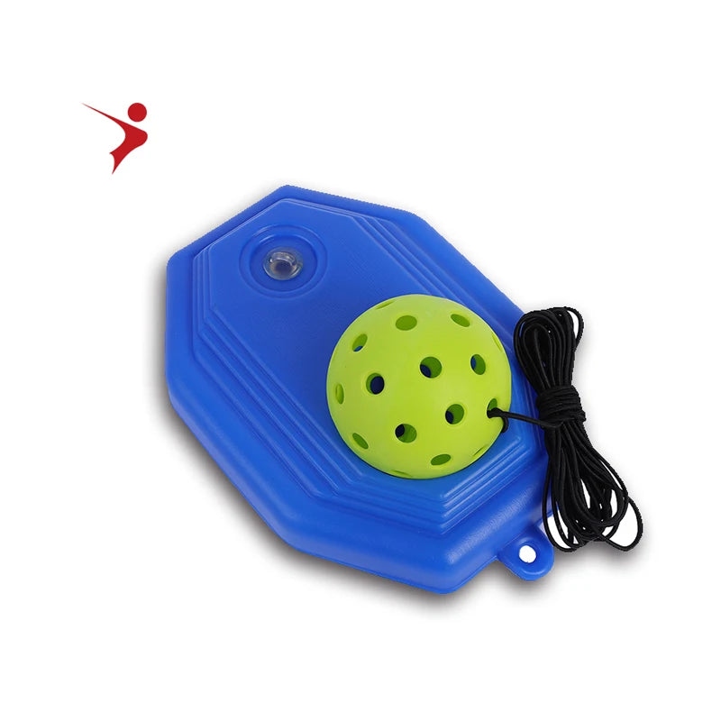 Pickleball Self-trainer Spring Back Rope Training Equipment Fun Single-person Pickle Ball Paddle  Trainer With Base Can Be OEM