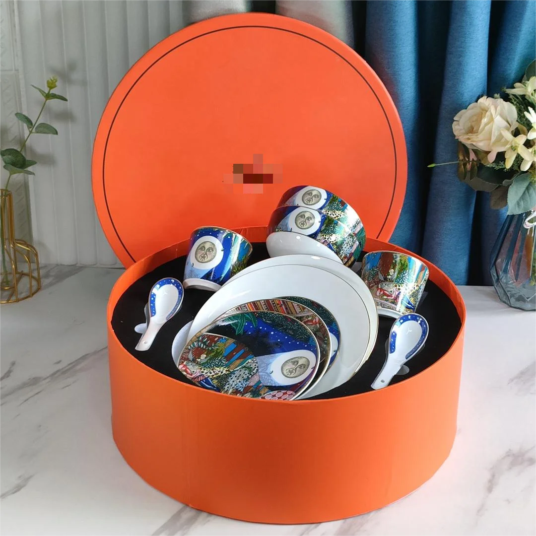 Hot Sale Midsummer Night Series 10-piece Set Kitchen Supplies Bowl and Plate Set