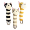Factory Direct Sale Plush Cotton Rope Animal Shape Bite Resistant Three Color Optional Dog Toy