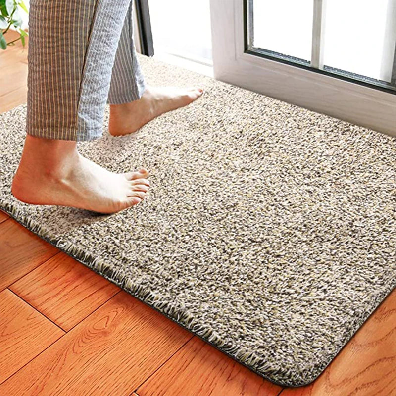 Cotton Microfiber Door Mat Absorbs Mud Mat Magic Step Absorbent Cotton Mats Indoor Door Mat