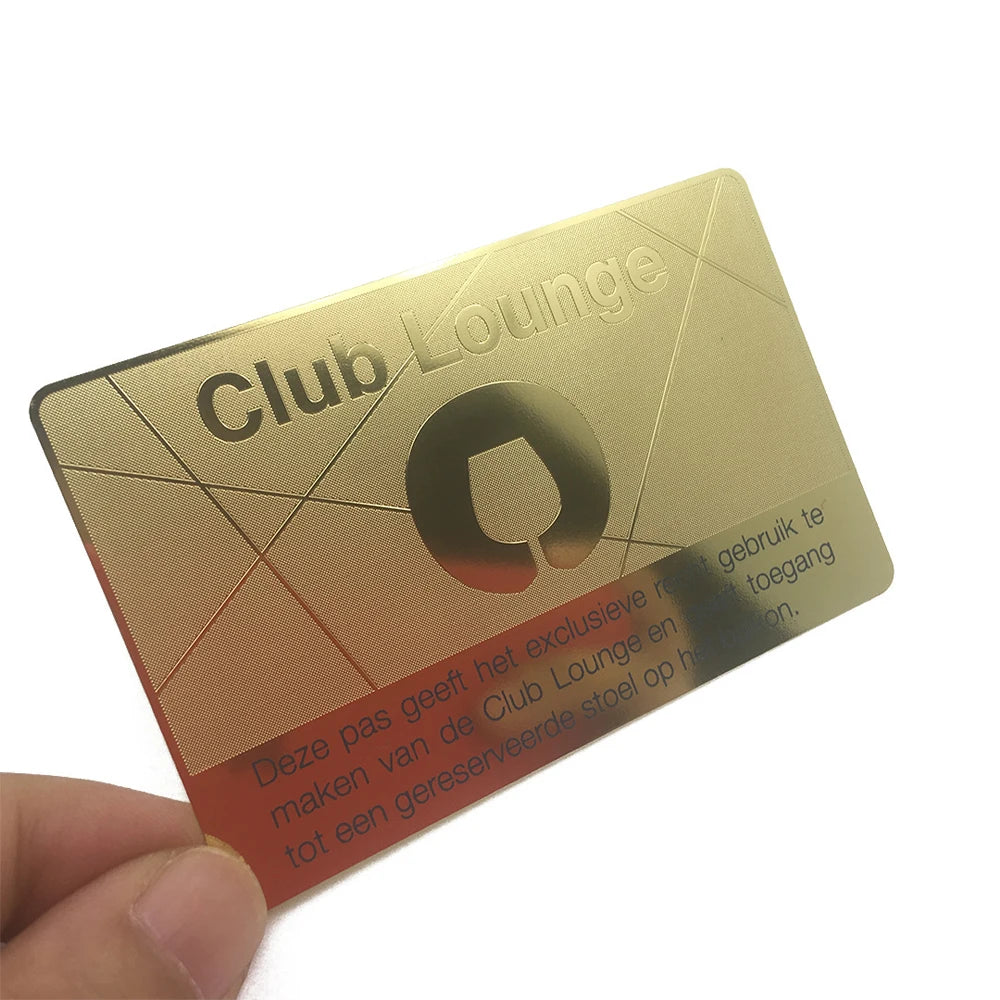 Metal Silver Business Personal Card Etched Stainless Steel Customized Nameplate Aluminum Sticker Custom Aluminum Memorial Card