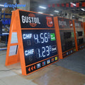 12" Digital LED Gas Price Signs 7 Segment LED Display for Gas Station Advertising