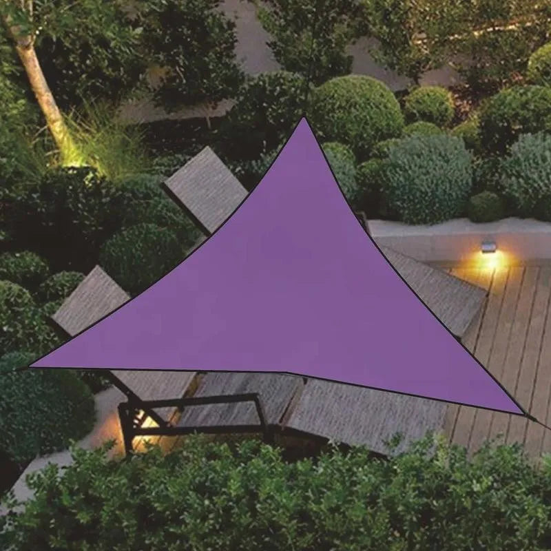 Factory Price 3.6x3.6x3.6M Waterproof Triangular UV Sun Shade Sail Shelter Garden Patio Pool Awning Camping Picnic Tent