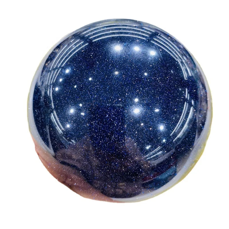 Polished Minerals Crystal Ball Wholesale Natural Healing Blue Sandstone Sphere for Decoration