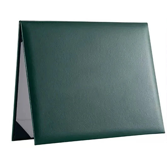 Custom A4 Pu Leather Cover Cardboard Paper Velvet Scroll Degree Diploma Marriage Certificate Folder Holder for Graduation