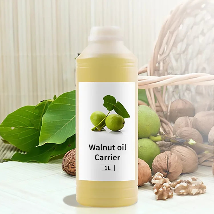 Wholesale Gentle Walnut Base Carrier Oil for Body Care Moisturizing Skin Push Back Essential Oil for SPA Raw Material