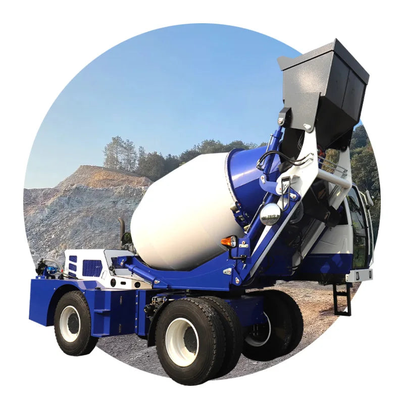 Hot Sale Small Self Loading Concrete Mixer Truck and Self Loading Concrete Mixer with Pump