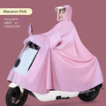 2024 Macaron Color Electric Bike Raincoat Fashionable Adult PVC Bicycle Motorcycle Raincoat Thickened Plastic Camping