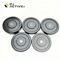 PINJIAN Full Film 5 10 15 20 25 kg 6 Specifications Logo Can Be Customized Weight Rubber Bumper Plates Lbs Gym