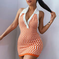 2021 New Style One Piece Shirts Knitted Womens Dresses Casual Dress