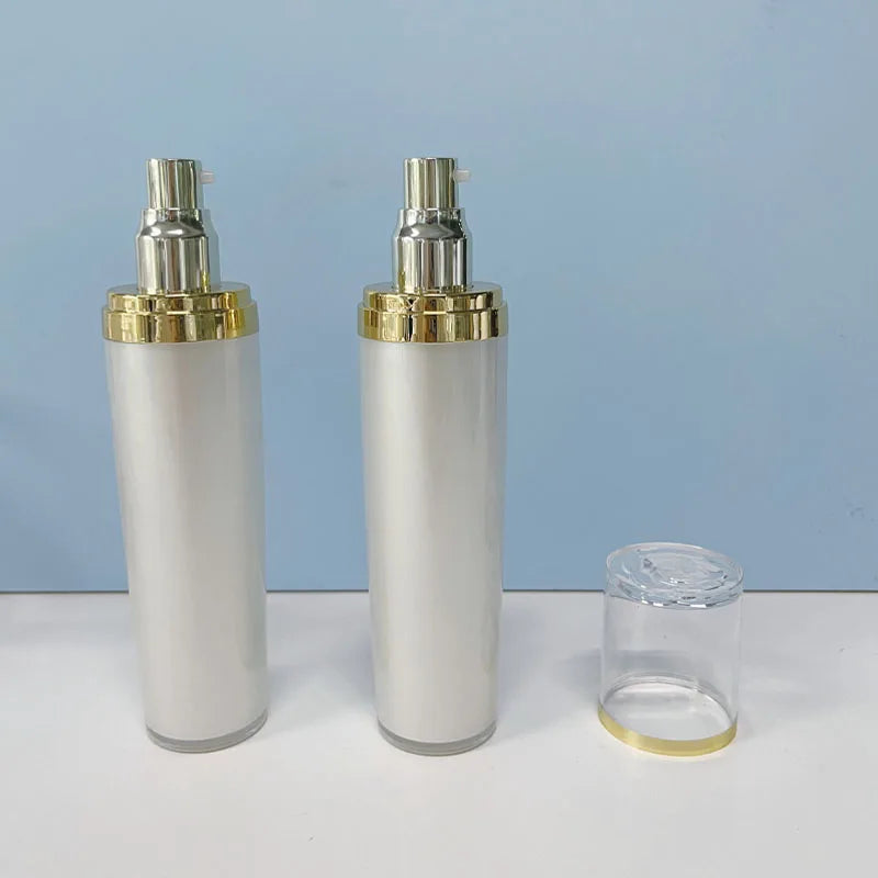 High-grade White 100ml Plastic Bottle Cosmetic Emulsion Packaging Skin Care Products Acrylic Packaging Bottle