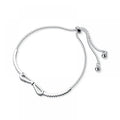 Butterfly 14K Gold Plated Jewelry Cubic Zirconia Classic Tennis Bracelet for Women Adjustable Slider FBA Dropship