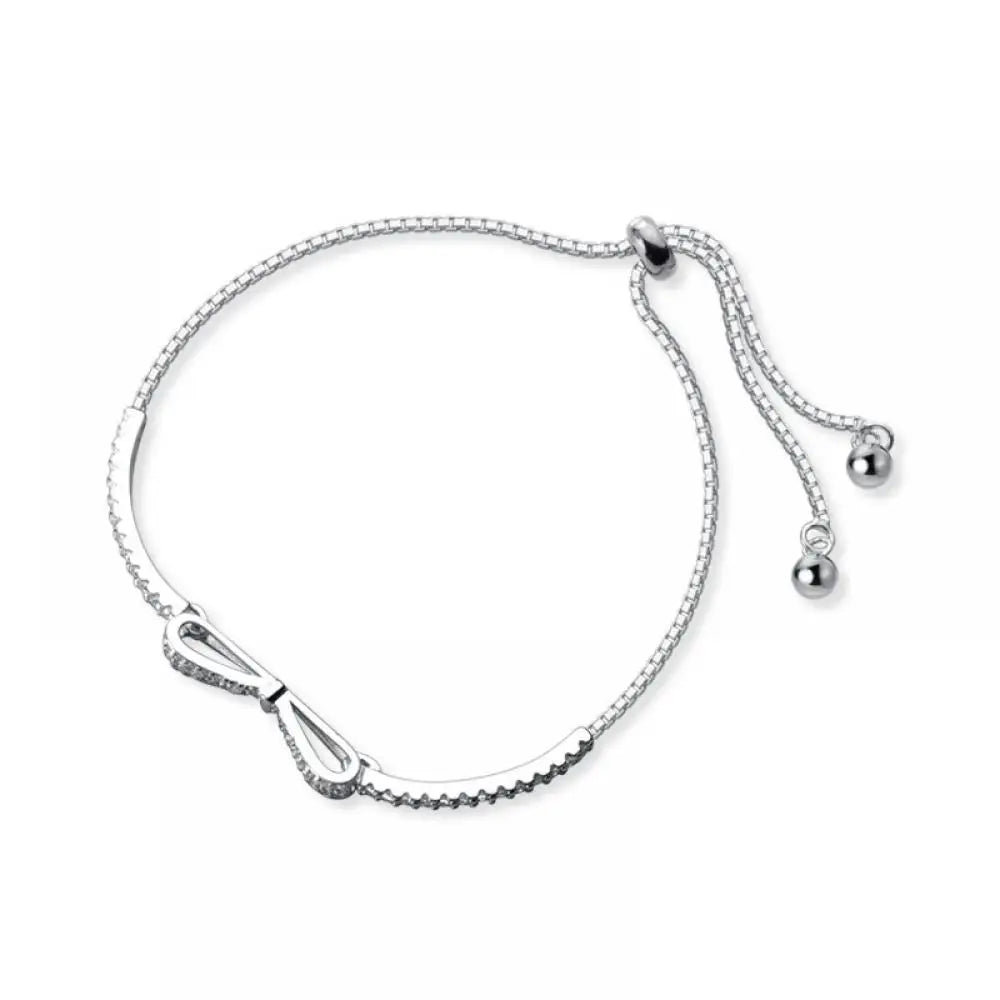Butterfly 14K Gold Plated Jewelry Cubic Zirconia Classic Tennis Bracelet for Women Adjustable Slider FBA Dropship