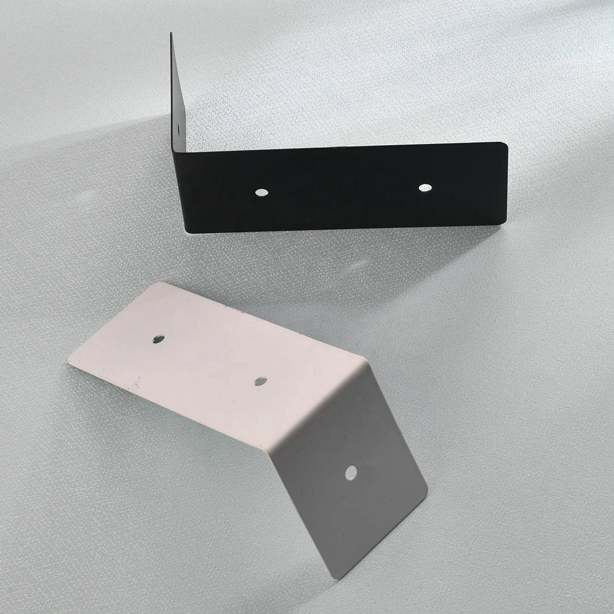 Chinese Zhejiang Black Iron L-Shaped Right Angle Bracket 90 Degree Code Connector Decorative Box Corner Shelf Supports